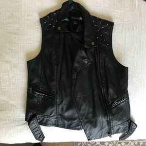 Forever 21 Faux Leather Vest